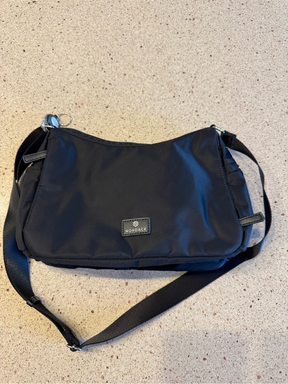 Nordace Black Messenger Bag for Men - Compact Everyday Crossbody